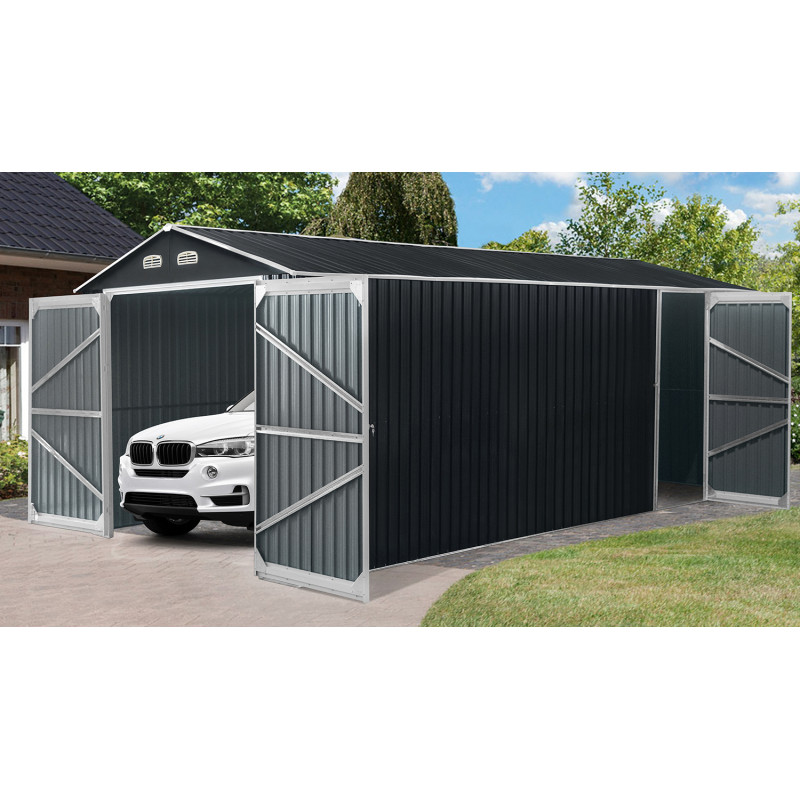 Garaż metalowy 602x300x232 cm narzędziownia 6x3m blaszak 18m2