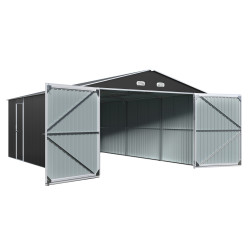 Garaż metalowy 602x386x254 cm narzędziownia 6x3,8m blaszak 23m2