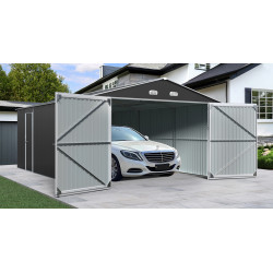 Garaż metalowy 602x386x254 cm narzędziownia 6x3,8m blaszak 23m2