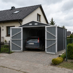 Garaż metalowy 495x300x232 cm narzędziownia 5x3m blaszak 15m2