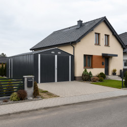 Garaż metalowy 602x386x254 cm narzędziownia 6x3,8m blaszak 23m2
