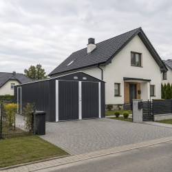 Garaż metalowy 602x386x254 cm narzędziownia 6x3,8m blaszak 23m2