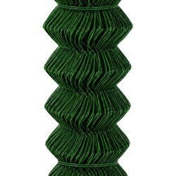Siatka ogrodzeniowa pleciona zielona 150 cm 10 m drut 2,5 mm oczko 65x65 mm