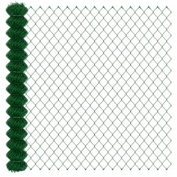 Siatka ogrodzeniowa pleciona zielona 150 cm 10 m drut 2,5 mm oczko 65x65 mm