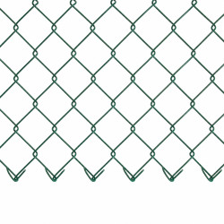 Siatka ogrodzeniowa pleciona zielona 150 cm 10 m drut 3,6 mm oczko 75x75 mm