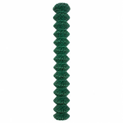 Siatka ogrodzeniowa pleciona zielona 150 cm 10 m drut 3,6 mm oczko 75x75 mm