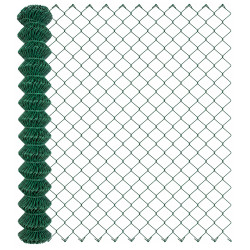 Siatka ogrodzeniowa pleciona zielona 150 cm 10 m drut 3,6 mm oczko 75x75 mm