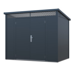 Stalowy domek narzędziowy PREMIUM 262x187x211 cm narzędziownia 4,9m2 blaszak