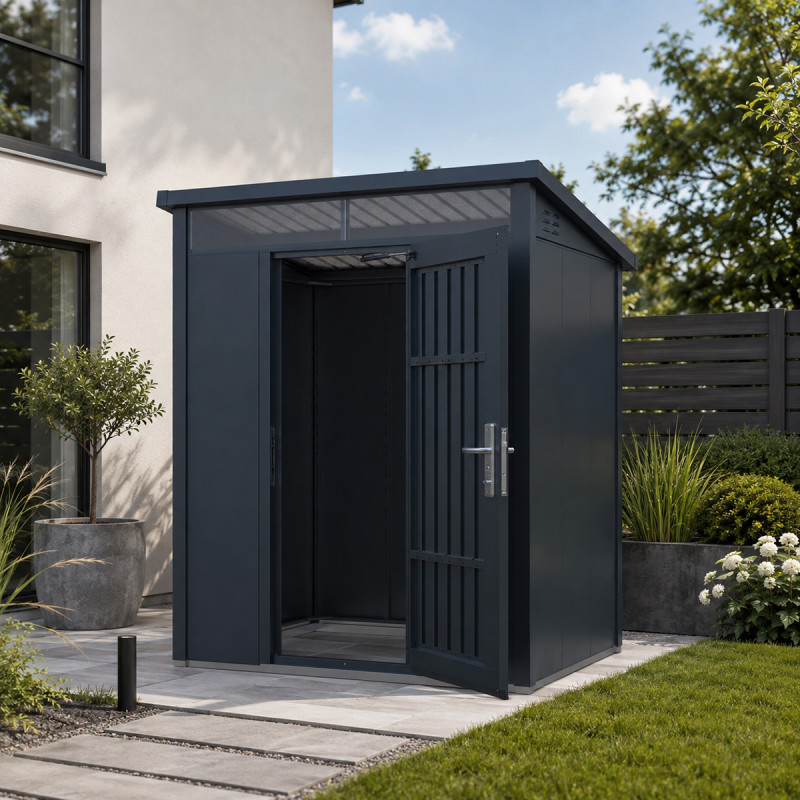 Stalowy domek narzędziowy PREMIUM 182x148x211 cm narzędziownia 2,6m2 blaszak