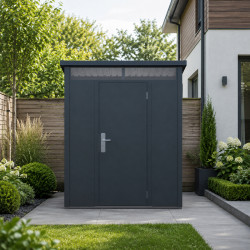 Stalowy domek narzędziowy PREMIUM 182x148x211 cm narzędziownia 2,6m2 blaszak