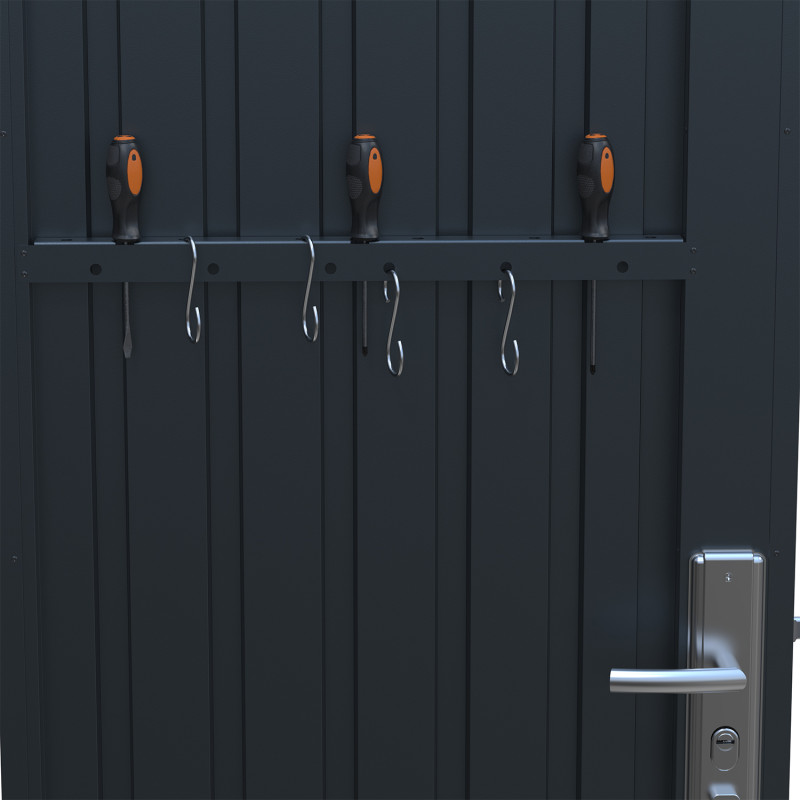 Stalowy domek narzędziowy PREMIUM 182x148x211 cm narzędziownia 2,6m2 blaszak