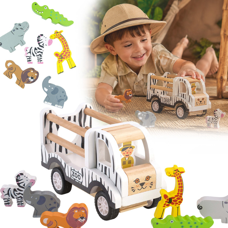 Zestaw Drewniany Safari...