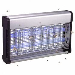 Aluminiowa lampa owadobójcza UV-A 8W 4iQ 2x20W