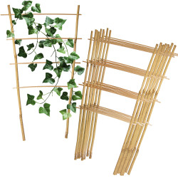 Drabinka bambusowa 45 cm podwójna podpora do roślin drabinka 50 szt. Zestaw