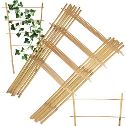 Drabinka bambusowa 45 cm podwójna podpora do roślin drabinka 50 szt. Zestaw