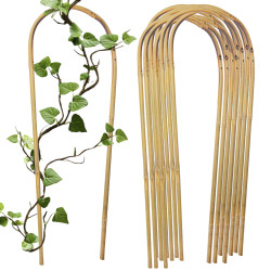 Łuk bambusowy podpora do roślin 45 cm 100 szt. bambus gięty