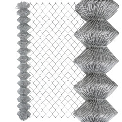 Siatka ogrodzeniowa pleciona ocynkowana 1,5x10m drut 1,88 mm oczko 75x75 mm