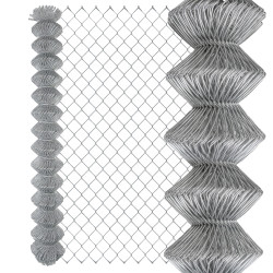 Siatka ogrodzeniowa pleciona ocynkowana 1,5x10m drut 2,3 mm oczko 70x70 mm
