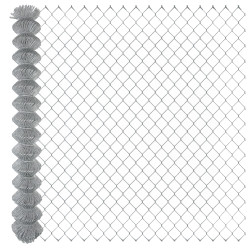 Siatka ogrodzeniowa pleciona ocynkowana 1,5x10m drut 2,3 mm oczko 70x70 mm