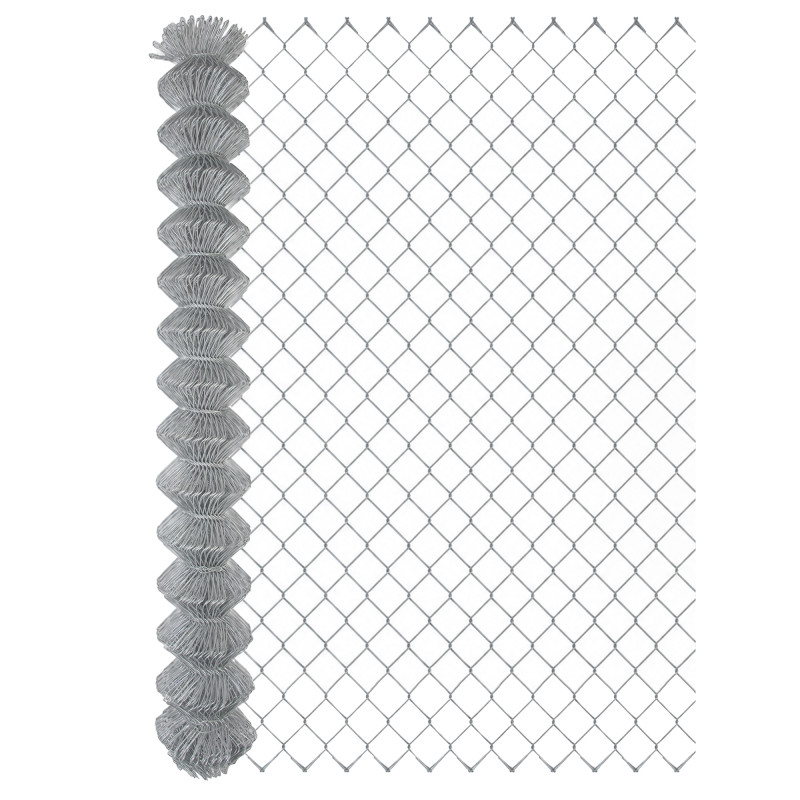 Siatka ogrodzeniowa pleciona ocynkowana 1,5x10m drut 2,3 mm oczko 70x70 mm