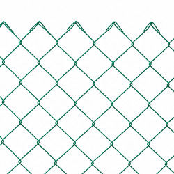 Siatka ogrodzeniowa pleciona zielona 1,28x10m drut 2,44 mm oczko 75x75 mm PCV
