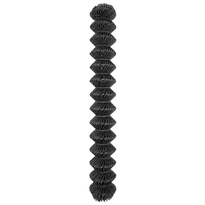 Siatka ogrodzeniowa pleciona antracytowa 1,5x10m drut 3,54 mm oczko 75x75 mm PCV