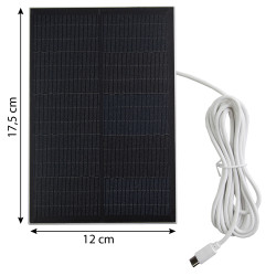 Panel solarny 3.8W zewnętrzny do lamp kul solarnych 40/60 cm
