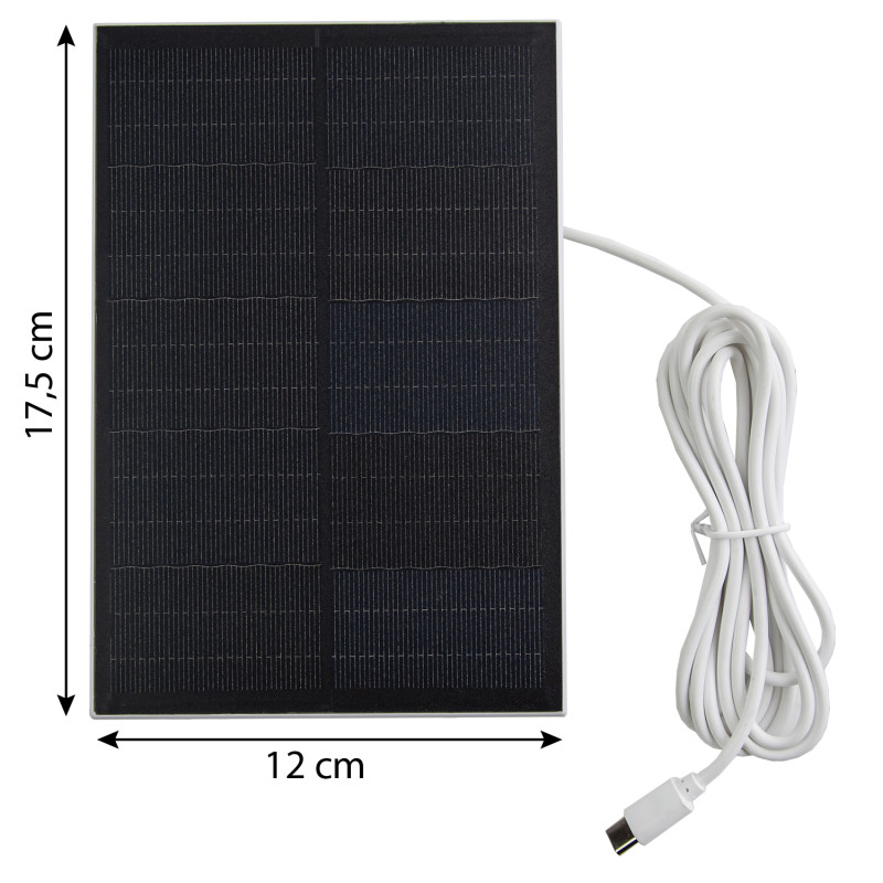 Panel solarny 3.8W zewnętrzny do lamp kul solarnych 40/60 cm