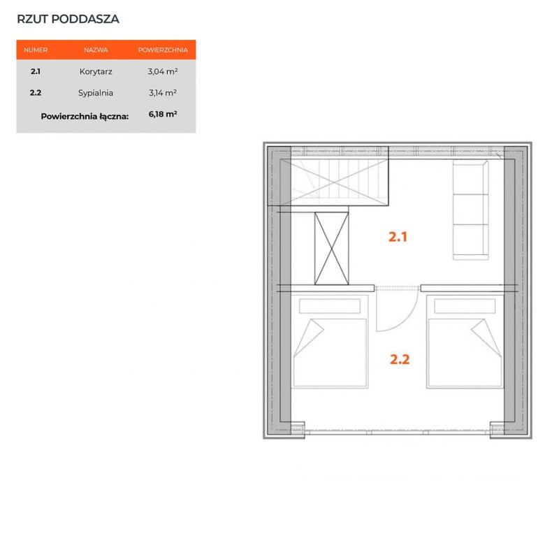 Domek całoroczny CosyWood 26,64 m² + taras 16,25 m² nowoczesny
