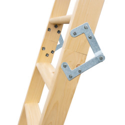 Drewniane Schody Strychowe NORDIC 87mm 90X55 + dodatkowa uszczelka
