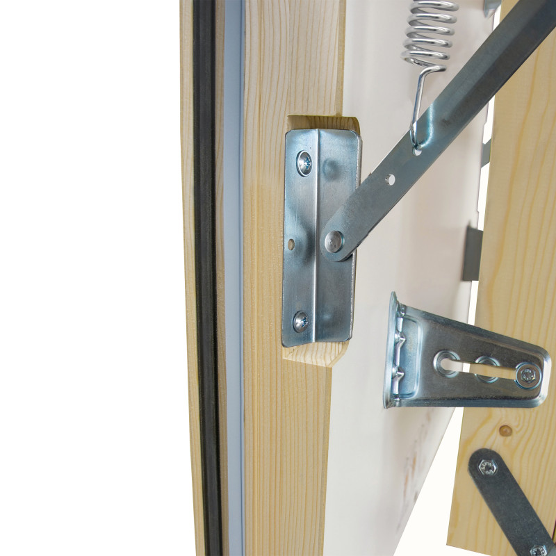Drewniane Schody Strychowe NORDIC 87mm 90X55 + dodatkowa uszczelka