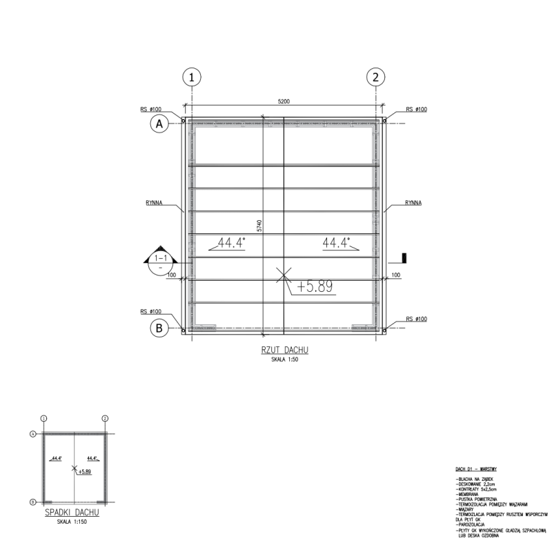 Domek całoroczny CosyWood 26,64 m² + taras 16,25 m² nowoczesny