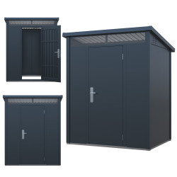 Stalowy domek narzędziowy PREMIUM 182x148x211 cm narzędziownia 2,69m2 blaszak