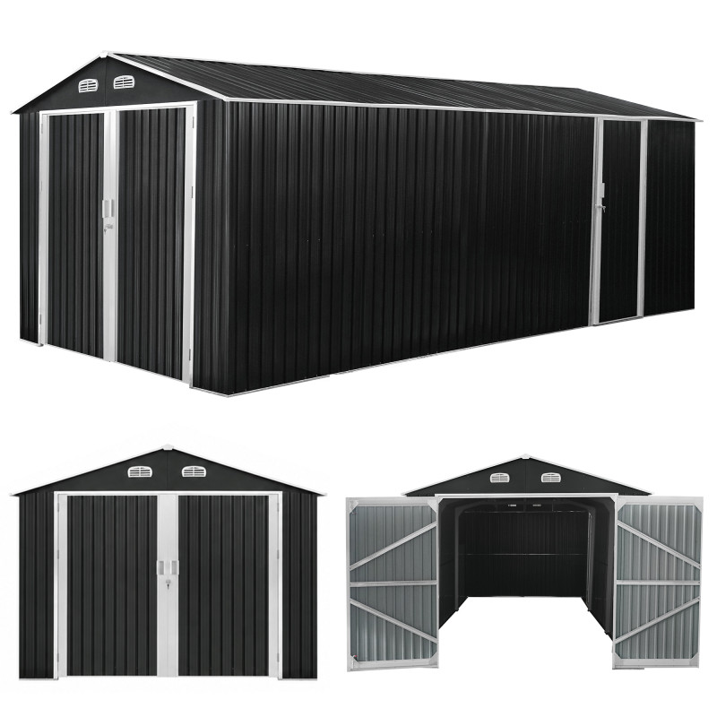 Garaż metalowy 602x300x232 cm narzędziownia 6x3m blaszak 18m2
