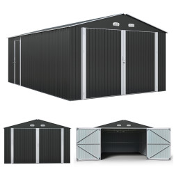 Garaż metalowy 602x386x254 cm narzędziownia 6x3,8m blaszak 23m2