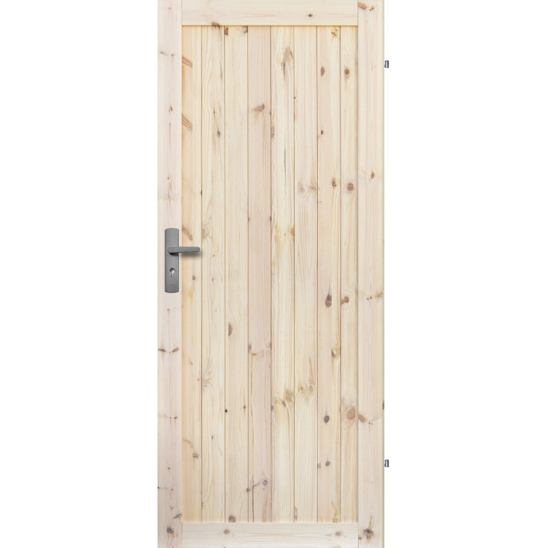 Drzwi sosnowe, sęczne, nieszklone - "Loft" - Seria Classic - Drzwi wewnętrzne drewniane "RADEX"