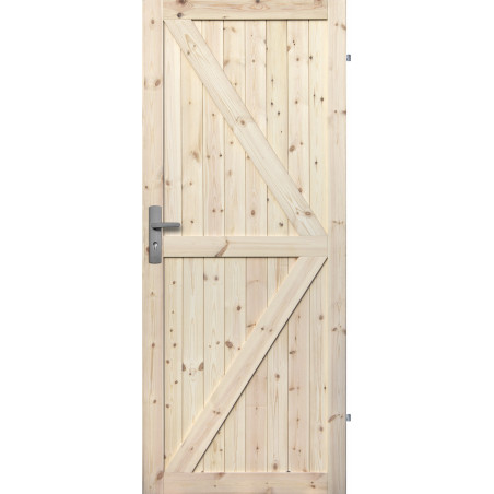 Drzwi sosnowe, sęczne - Loft II - Seria LOFT - Drzwi wewnętrzne drewniane "RADEX"