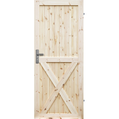 Drzwi sosnowe, sęczne - Loft X - Seria LOFT - Drzwi wewnętrzne drewniane "RADEX"