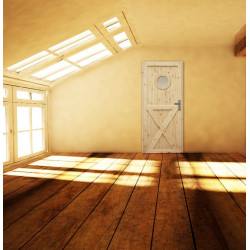 Drzwi sosnowe, sęczne - Loft XO - Seria LOFT - Drzwi wewnętrzne drewniane 