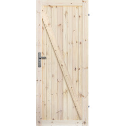 Drzwi sosnowe, sęczne, nieszklone - "Loft Z" - Seria Classic - Drzwi wewnętrzne drewniane "RADEX"