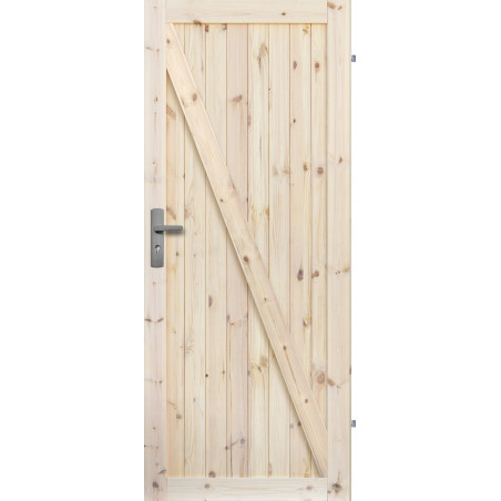 Drzwi sosnowe, sęczne - Loft Z - Seria LOFT - Drzwi wewnętrzne drewniane "RADEX"