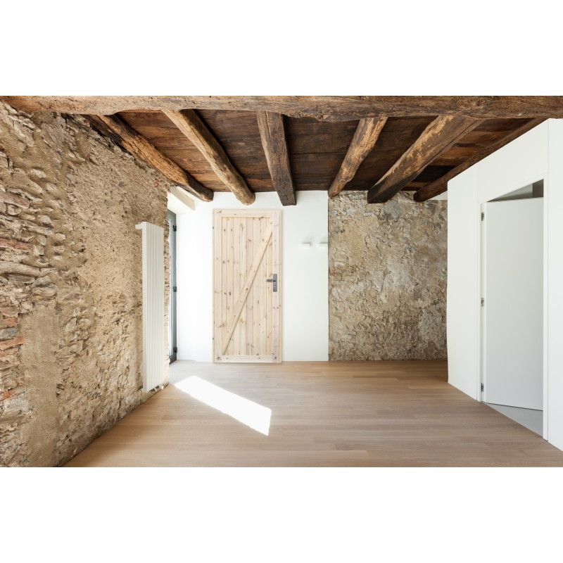 Drzwi sosnowe, sęczne, nieszklone - "Loft Z" - Seria Classic - Drzwi wewnętrzne drewniane "RADEX"