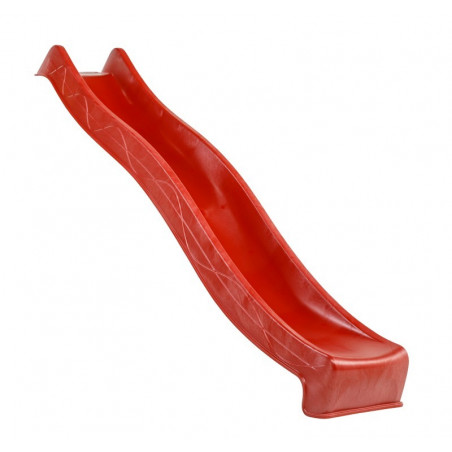 Ślizg "Fala" - czerwony - wysokość 150cm - długość 300 cm