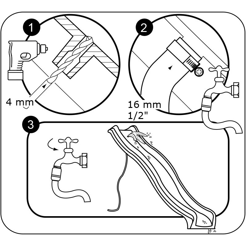 Ślizg Fala - czerwony