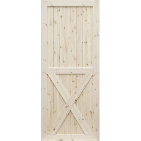 Skrzydło przesuwne - Loft X - Seria LOFT - Drzwi wewnętrzne drewniane "RADEX"