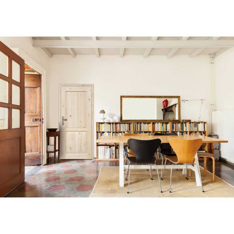 Skrzydło przesuwne - "Lugano" pełne - Seria Classic - Drzwi wewnętrzne drewniane "RADEX"