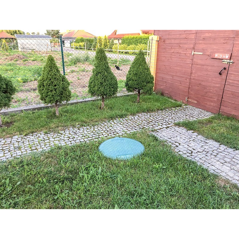 Pokrywa do szamba, z kluczem - zielony polimer Pokrywa do szamba, z kluczem - zielony polimer