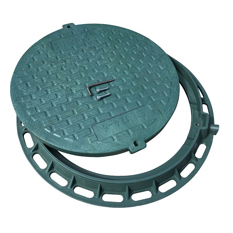 Pokrywa do szamba, z kluczem - zielony polimer Pokrywa do szamba, z kluczem - zielony polimer