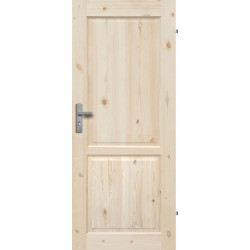 Drzwi sosnowe, seczne - "Lugano" pelne - Seria Classic - Drzwi wewnetrzne drewniane "RADEX"