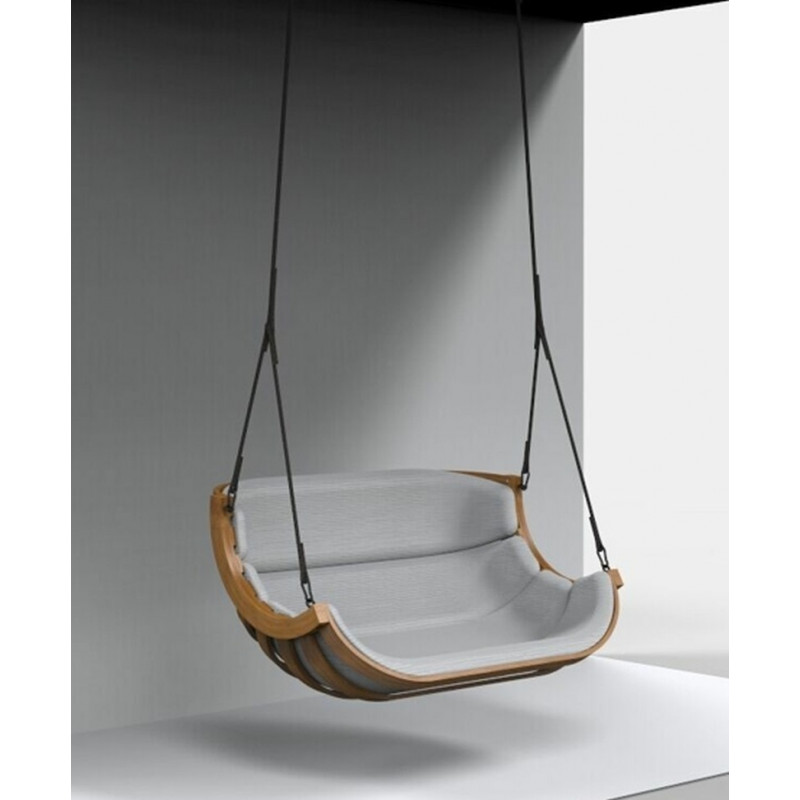 Podwójny Fotel Alpha Podwieszany Terracota - bujak ogrodowy